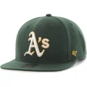 czapki-plana-zielony-snapback-oakland-athletics-mlb-47-brand