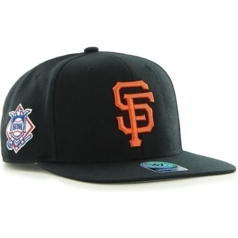 czapki-plana-czarny-snapback-san-francisco-giants-mlb-47-brand