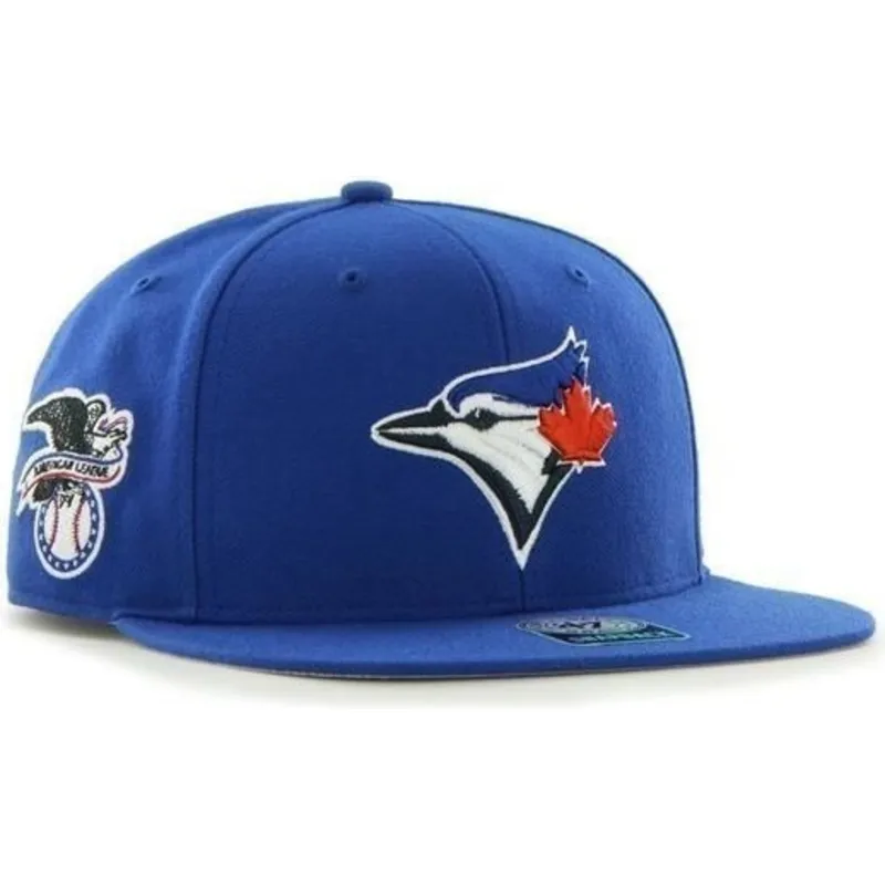 czapki-plana-niebieski-snapback-de-mascota-mlb-47-brand