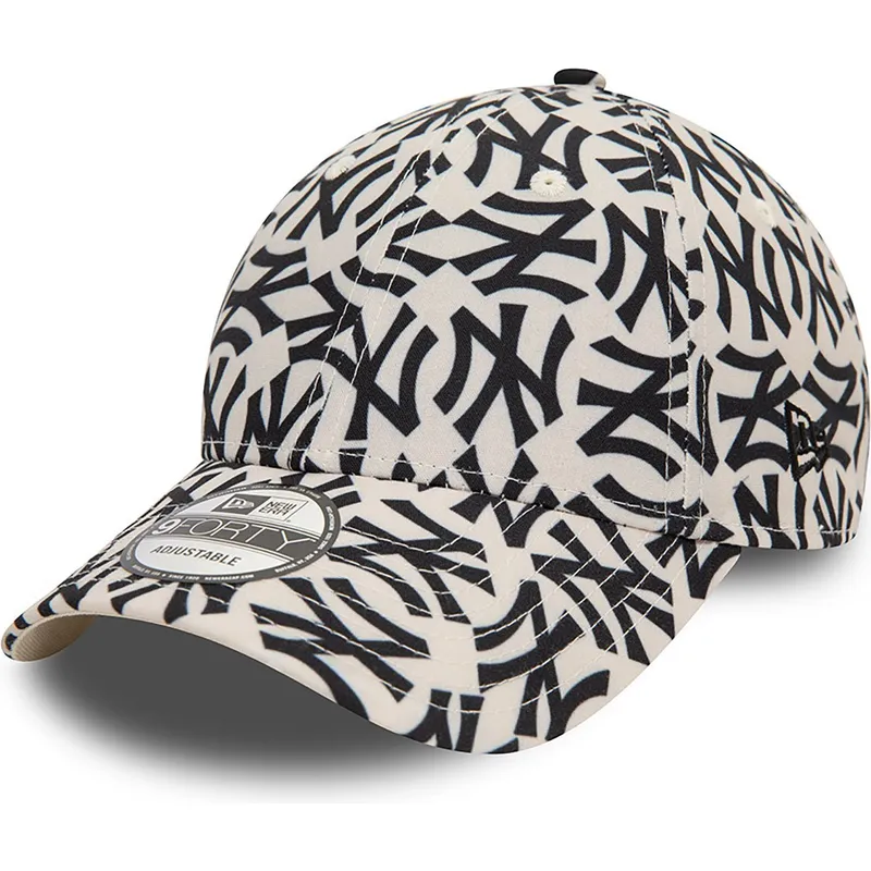 regulowana-czapka-z-zakrzywionym-daszkiem-bezowo-czarna-9forty-monogram-new-york-yankees-mlb-new-era