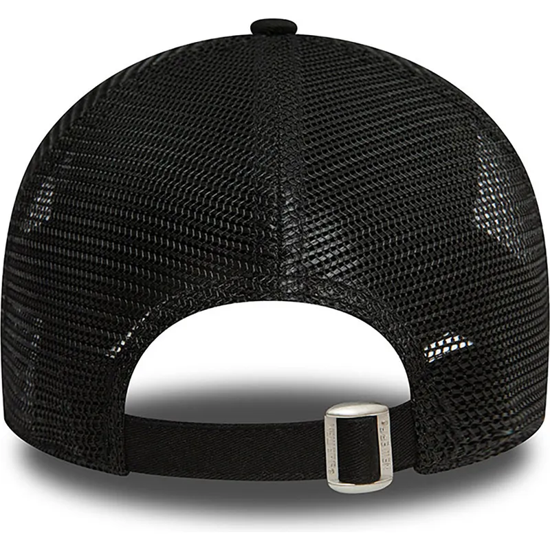 czarna-regulowana-czapka-trucker-damska-9twenty-new-era