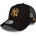 czapki-curva-czarny-snapback-a-frame-metallic-new-york-yankees-mlb-new-era