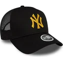 czapki-curva-czarny-snapback-a-frame-metallic-new-york-yankees-mlb-new-era