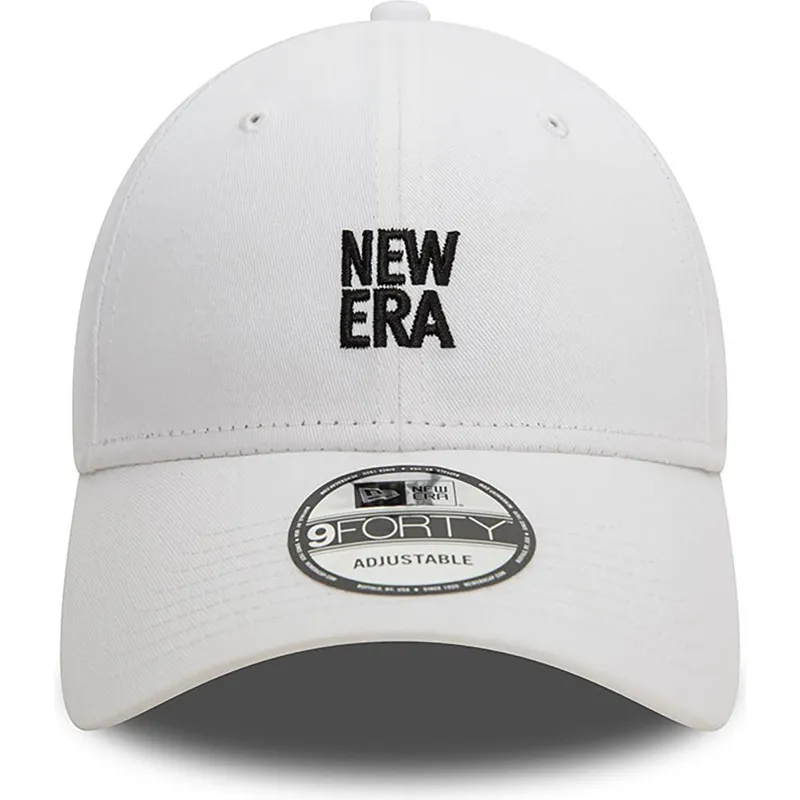 biala-regulowana-czapka-z-zakrzywionym-daszkiem-9forty-new-era