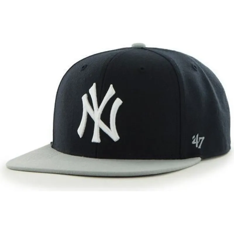czapki-plana-granatowy-snapback-new-york-yankees-mlb-47-brand