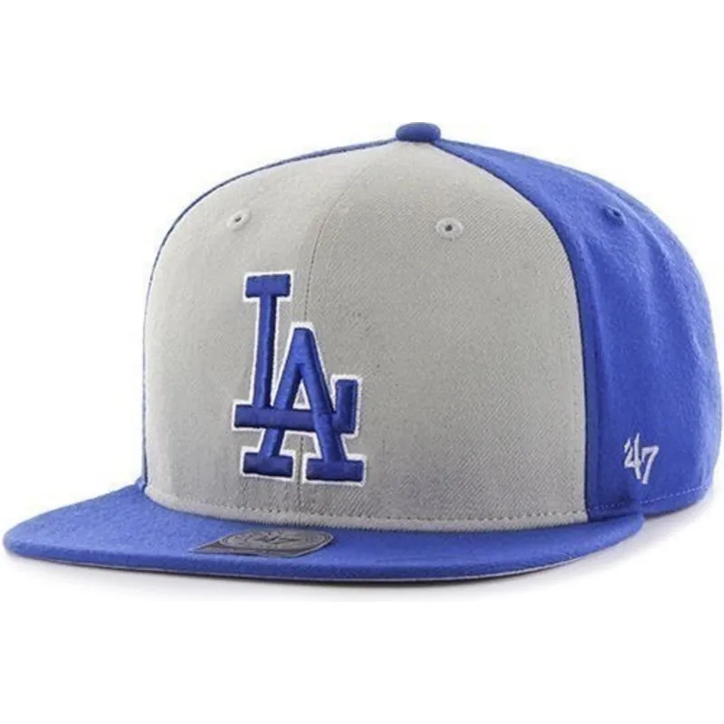 czapki-plana-niebieski-snapback-los-angeles-dodgers-mlb-47-brand