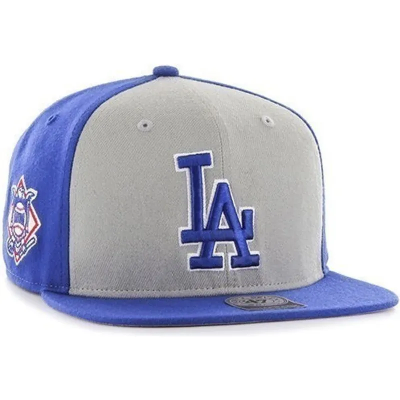 czapki-plana-niebieski-snapback-los-angeles-dodgers-mlb-47-brand