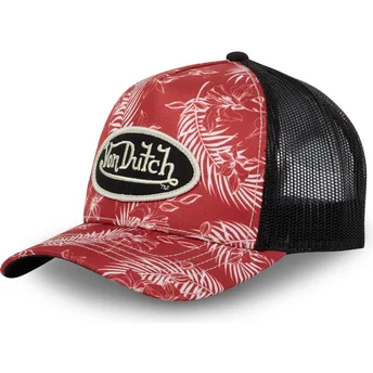 Czerwona i czarna czapka trucker TRO CT Von Dutch