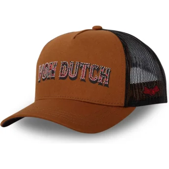 Brązowa czapka trucker STUD N od Von Dutch