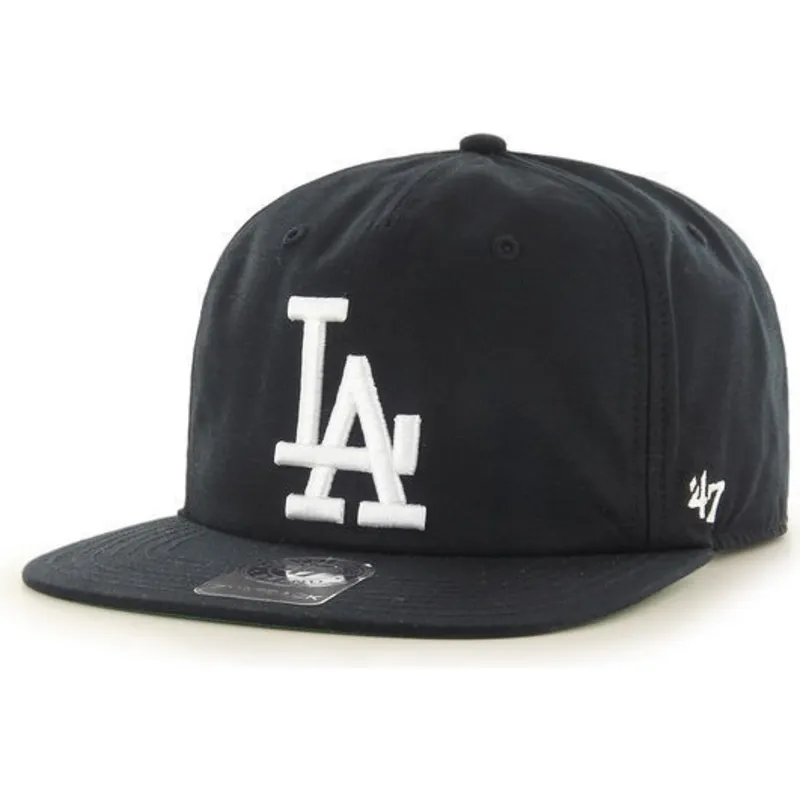 czapki-plana-czarny-snapback-los-angeles-dodgers-mlb-47-brand