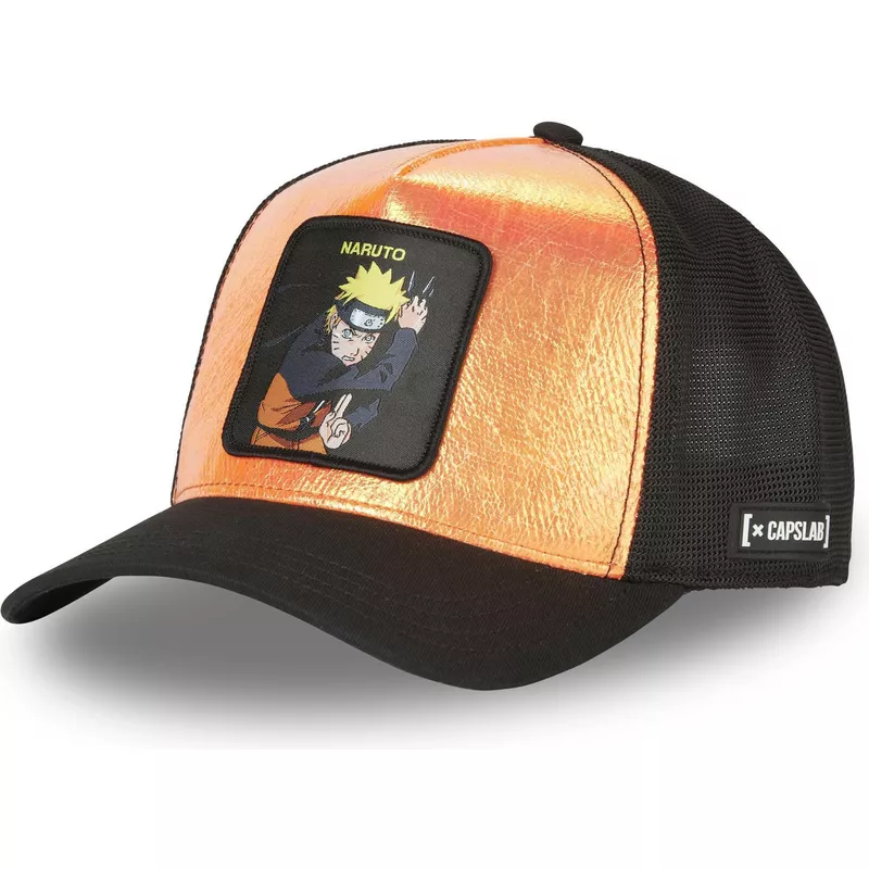 capslab-uzumaki-noe-naruto-orange-and-black-trucker-hat