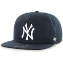 czapki-plana-granatowy-snapback-new-york-yankees-mlb-47-brand