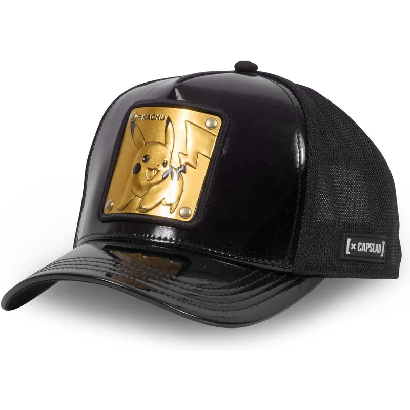 czapki-curva-czarny-snapback-pikachu-pokemon-capslab
