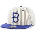 szara-czapka-snapback-z-plaskim-daszkiem-w-niebieskie-paski-los-angeles-dodgers-mlb-od-47-brand