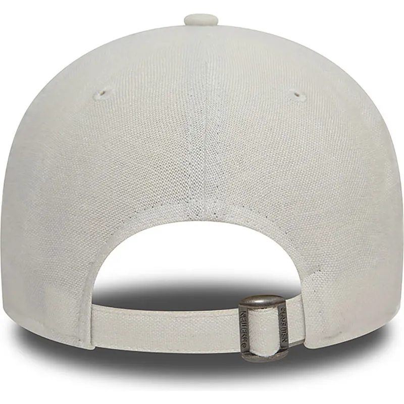 czapki-curva-bialy-tasma-regulowana-9forty-linen-new-york-yankees-mlb-new-era