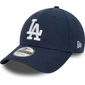granatowa-zakrzywiona-czapka-z-regulacja-9forty-linen-los-angeles-dodgers-mlb-new-era