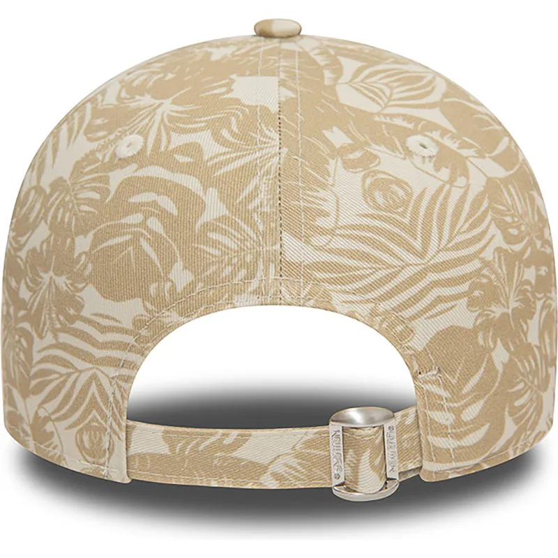 brazowa-regulowana-czapka-z-daszkiem-9forty-summer-all-over-print-los-angeles-dodgers-mlb-new-era