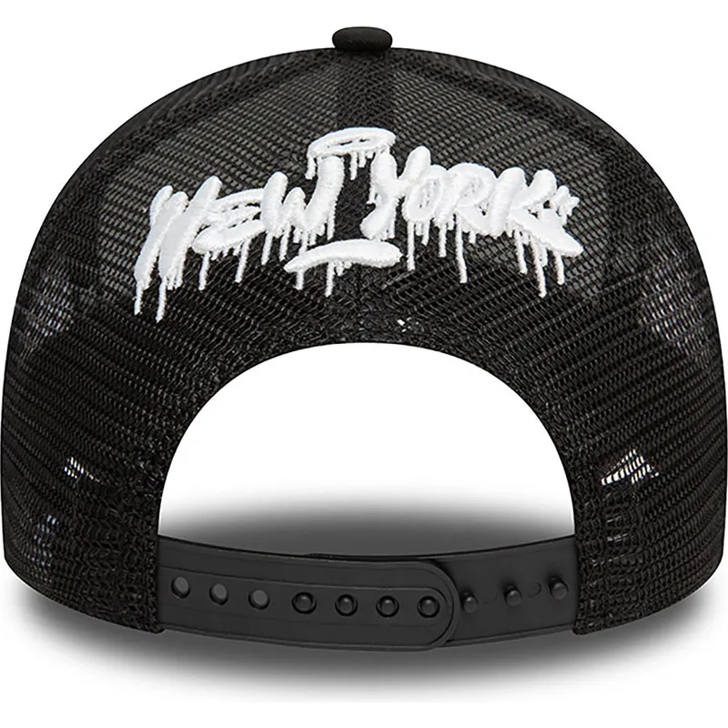 czapki-curva-czarny-snapback-a-frame-graphic-hot-dog-new-york-new-era