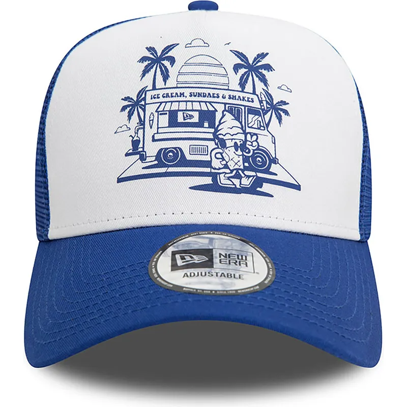 czapki-curva-niebieski-snapback-a-frame-frame-graphic-ice-cream-los-angeles-new-era