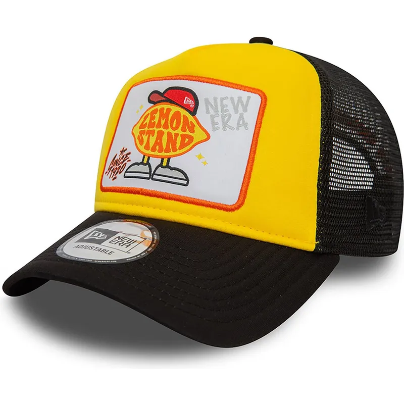 czapki-curva-zolty-snapback-a-frame-new-era