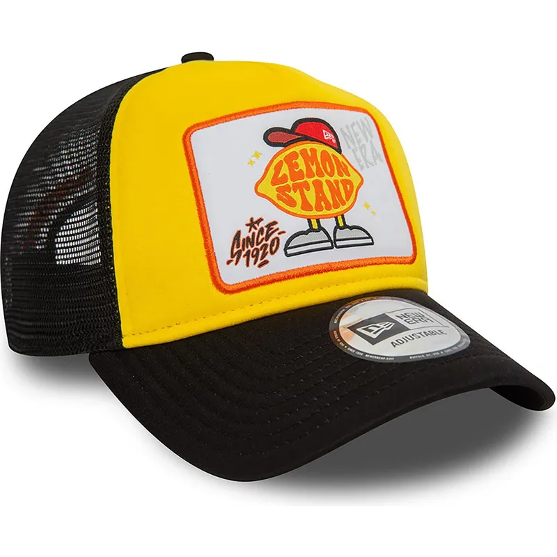 czapki-curva-zolty-snapback-a-frame-new-era