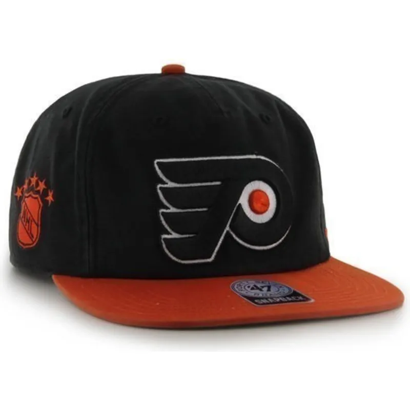 czapki-plana-czarny-snapback-philadelphia-flyers-nhl-47-brand