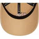 czapki-curva-brazowy-tasma-regulowana-9twenty-floral-new-york-yankees-mlb-new-era