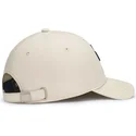 oblack-curved-brim-baseball-peach-beige-adjustable-cap