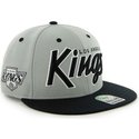 plaska-czapka-szara-snapback-z-logo-litery-los-angeles-kings-nhl-47-brand