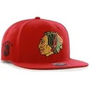 czerwona-czapka-snapback-chicago-blackhawks-nhl-sure-shot-od-47-brand