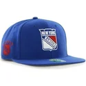 czapki-plana-niebieski-snapback-new-york-rangers-nhl-47-brand