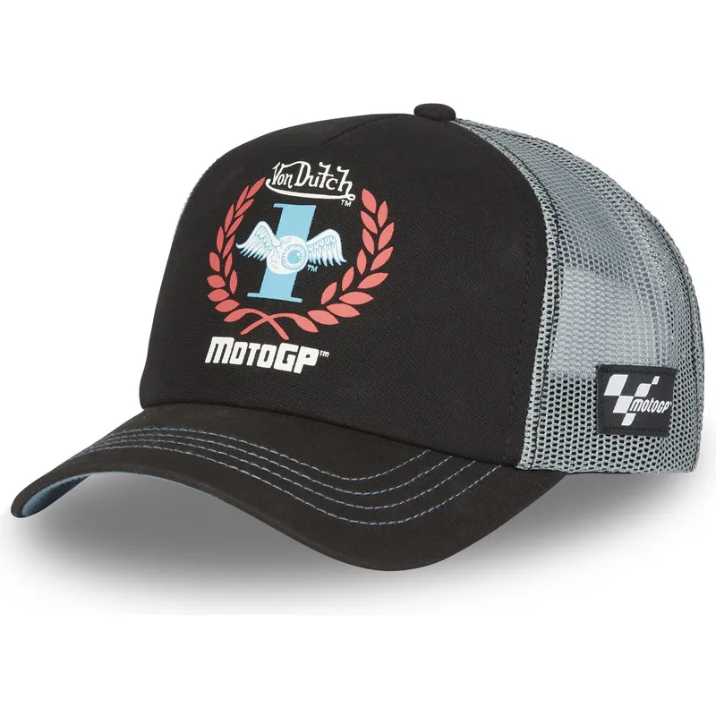 czarna-i-szara-czapka-trucker-moto-gp4-od-von-dutch