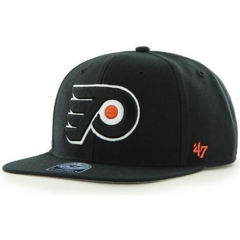 plaska-czapka-czarna-snapback-philadelphia-flyers-nhl-sure-shot-47-brand