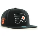 czarna-czapka-snapback-z-plaskim-daszkiem-philadelphia-flyers-nhl-sure-shot-marki-47-brand