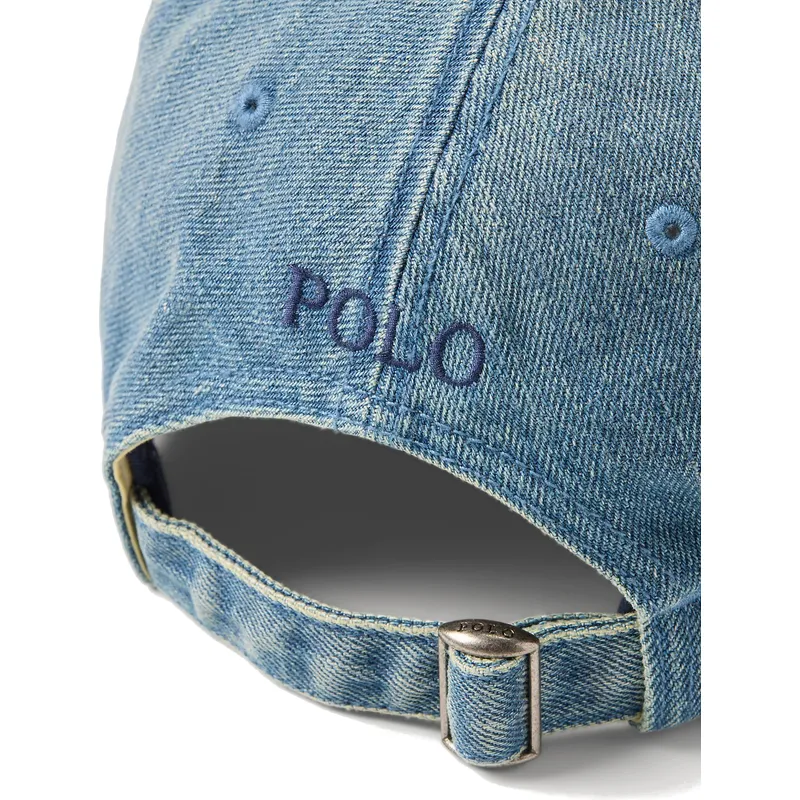 czapki-curva-niebieski-tasma-regulowana-polo-ralph-lauren