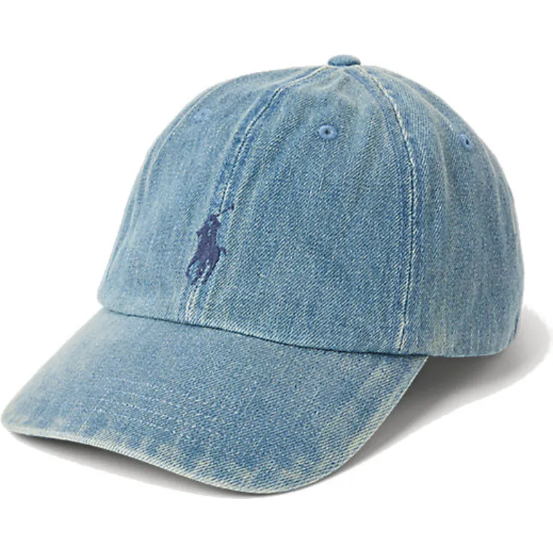 czapki-curva-niebieski-tasma-regulowana-polo-ralph-lauren