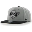 czapki-plana-szary-snapback-los-angeles-kings-nhl-47-brand