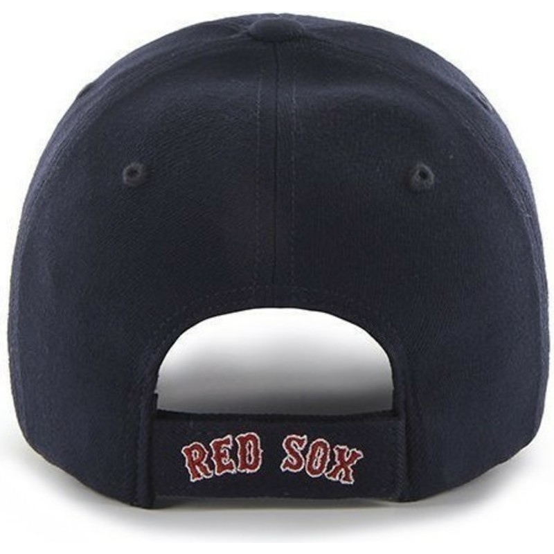 wyginieta-czapka-ciemnoniebieska-z-logo-czerwona-boston-red-sox-mlb-clean-up-47-brand