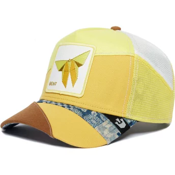 Goorin Bros. Butterfly Bent Transform Farmigami The Farm Yellow Trucker Hat