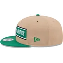 brazowo-zielona-czapka-z-daszkiem-snapback-9fifty-draft-2024-boston-celtics-nba-od-new-era