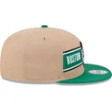 brazowo-zielona-plaska-czapka-snapback-9fifty-draft-2024-boston-celtics-nba-new-era
