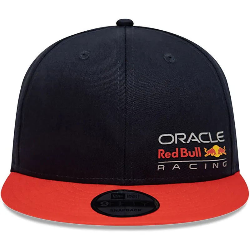granatowo-pomaranczowa-plaska-czapka-snapback-9fifty-essential-red-bull-racing-formula-1-new-era