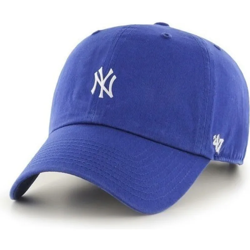 czapki-curva-niebieski-tasma-regulowana-new-york-yankees-mlb-47-brand