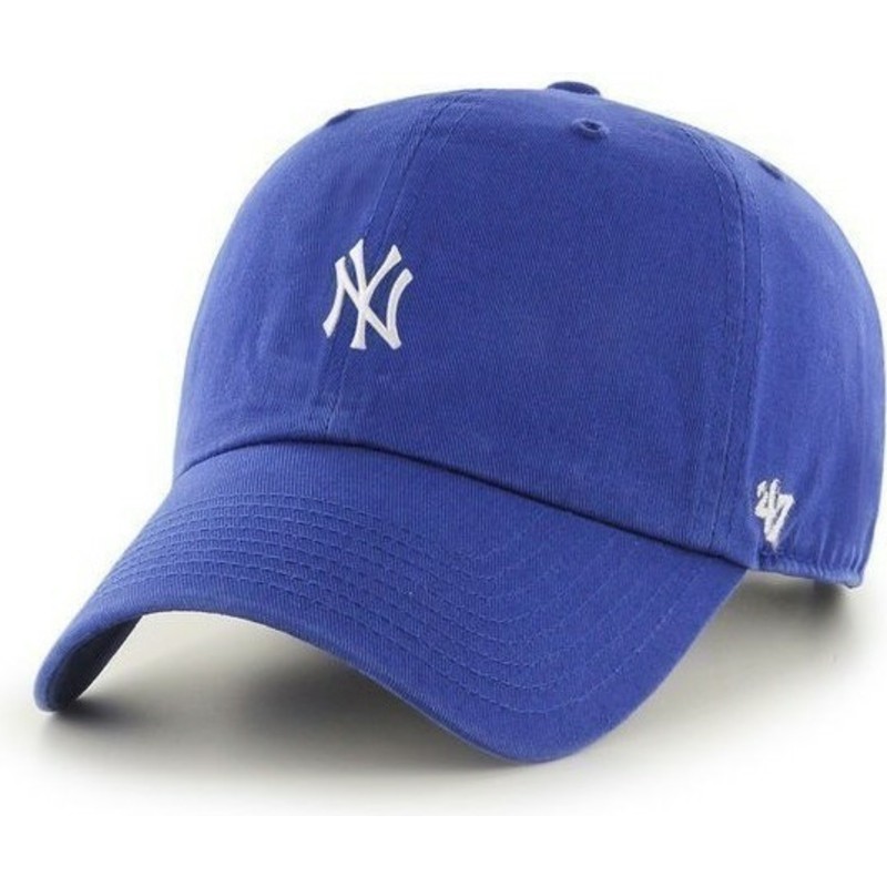 wyginieta-czapka-niebieska-new-york-yankees-mlb-clean-up-47-brand