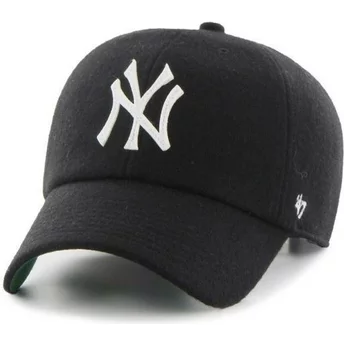 Wyginięta czapka czarna z New York Yankees MLB Clean Up 47 Brand