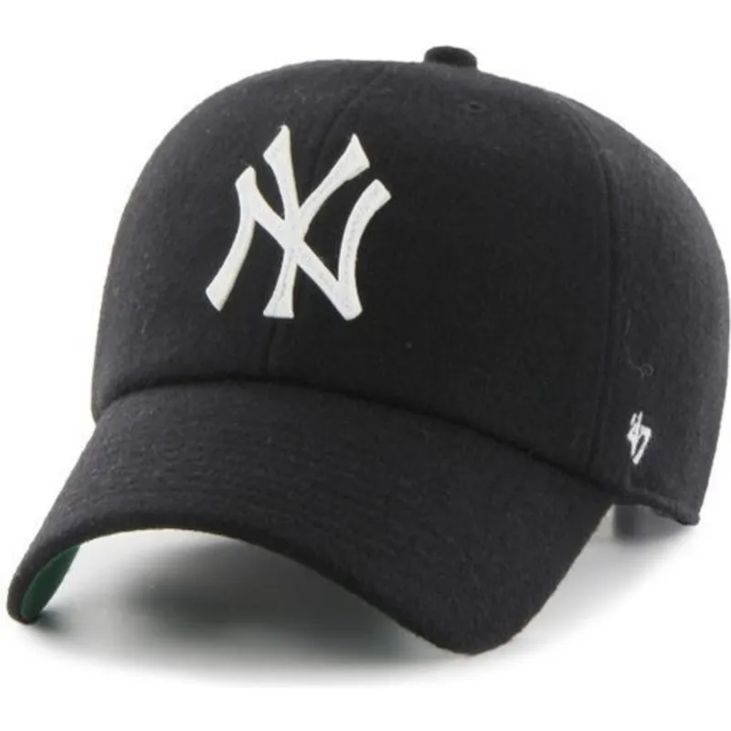 czapki-curva-czarny-tasma-regulowana-cinta-de-piel-new-york-yankees-mlb-47-brand