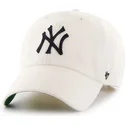 czapki-curva-krem-tasma-regulowana-negro-new-york-yankees-mlb-47-brand