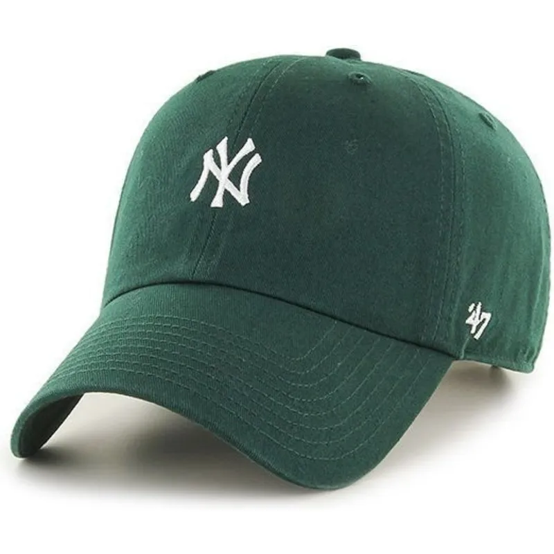 czapki-curva-zielony-tasma-regulowana-pequeno-new-york-yankees-mlb-47-brand
