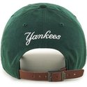 wyginieta-czapka-zielona-z-malym-logo-new-york-yankees-mlb-clean-up-47-brand