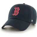 wyginieta-czapka-ciemnoniebieska-boston-red-sox-mlb-clean-up-47-brand